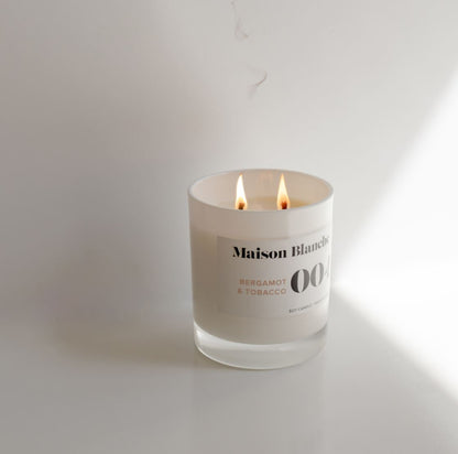 Bergamot & Tobacco Soy Scented Candle - Large