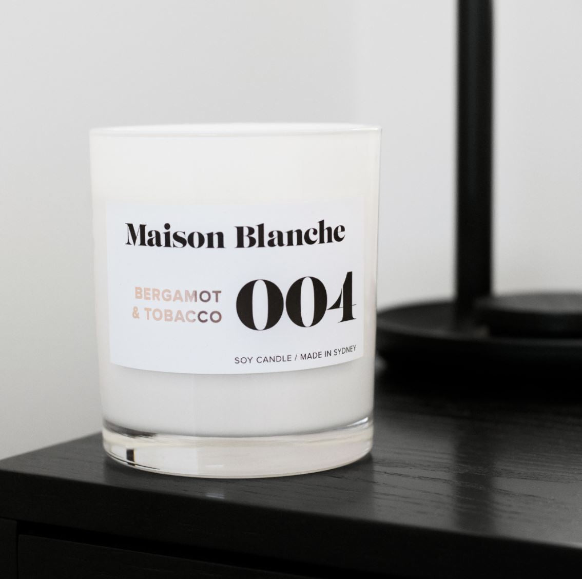 Bergamot & Tobacco Soy Scented Candle - Large