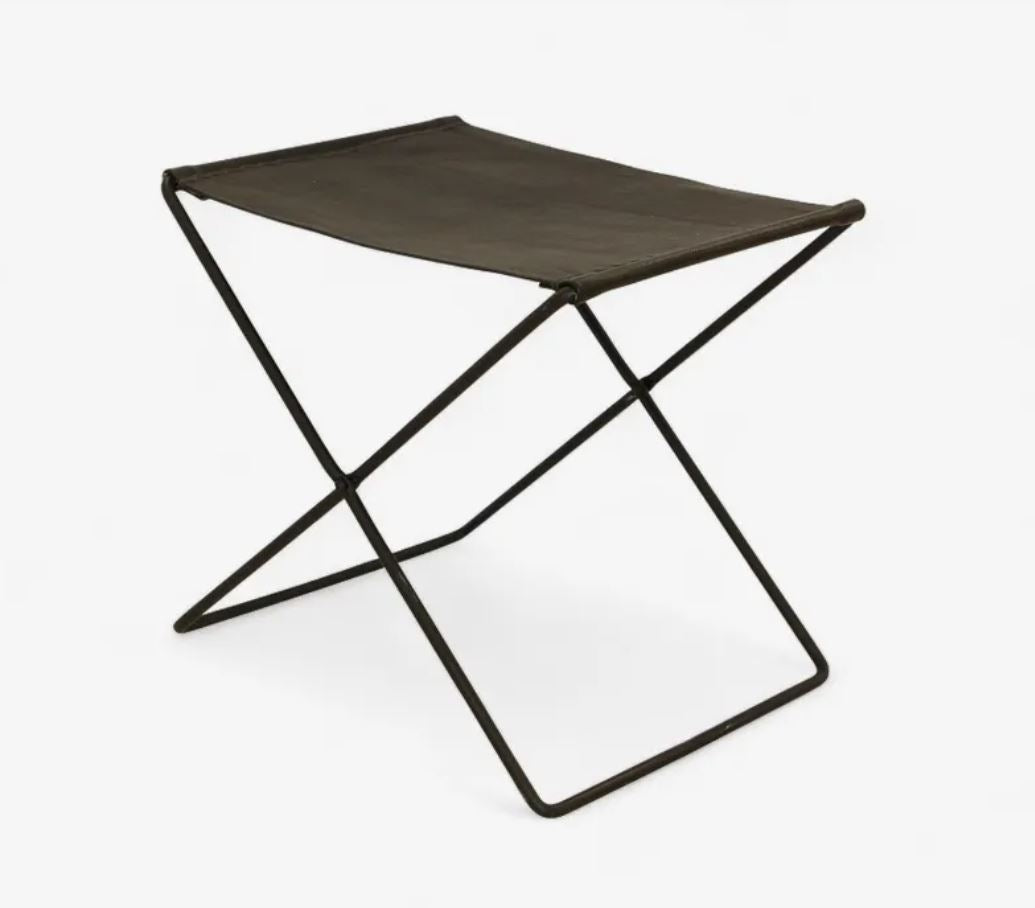 Warwick Black Leather & Iron Stool | Pre Order Now |  Arriving October