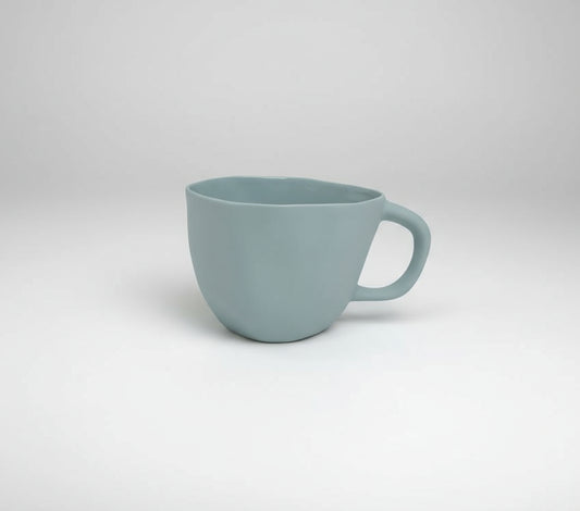 Amaï Ceramic Cup With Handle - Pale Blue