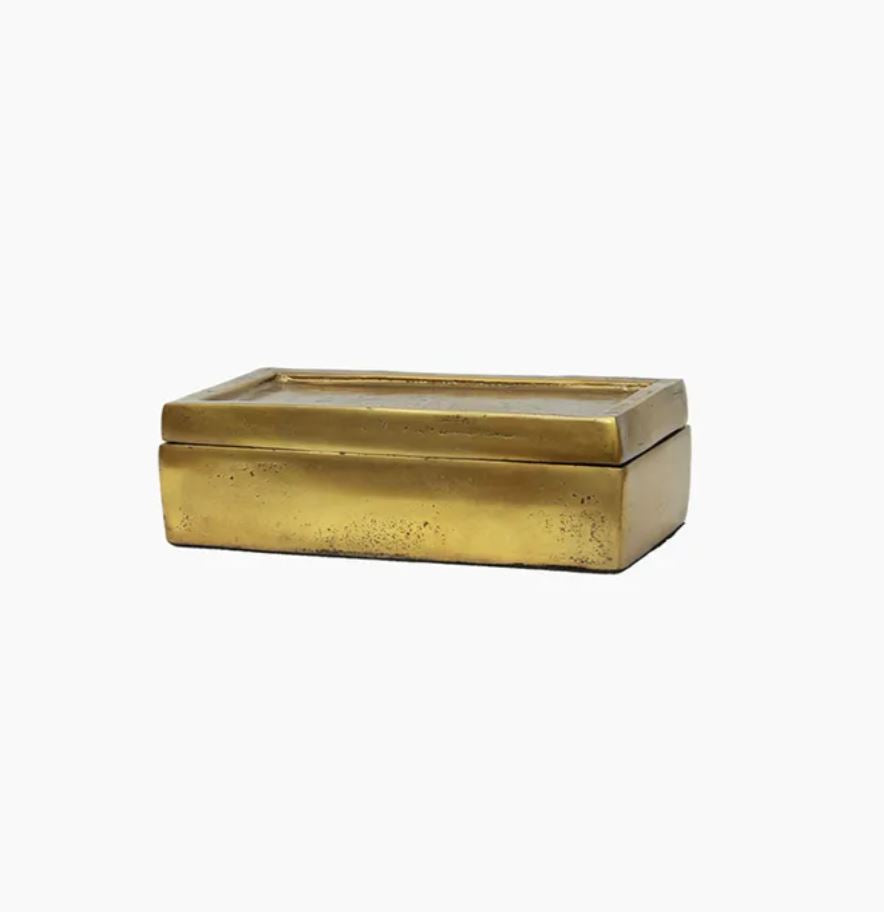 Conrad Gold Metal Box -  Small