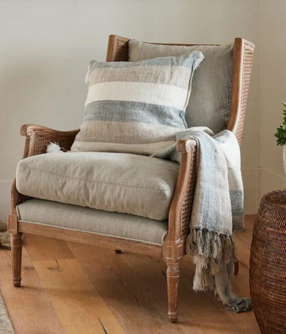 Chester Wingback Rattan Occasional Chair - Pre Order