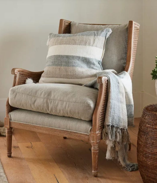 Chester Wingback Rattan Occasional Chair - Pre Order