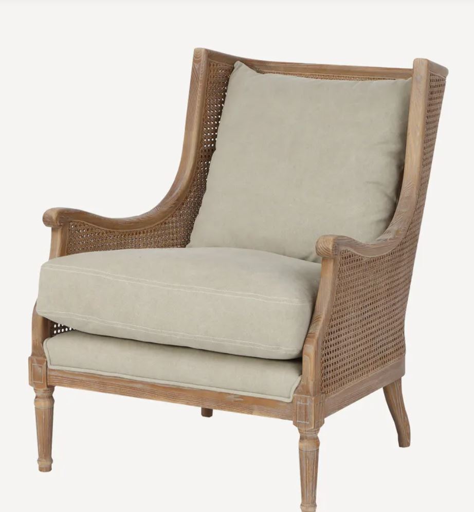 Chester Wingback Rattan Occasional Chair - Pre Order