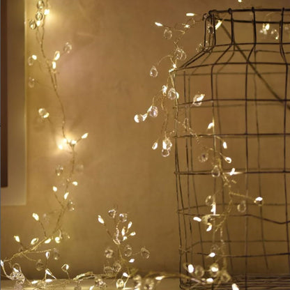 Crystal Cluster Fairy Lights - Plug In