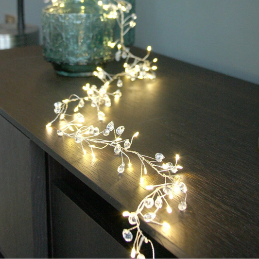 Crystal Cluster Fairy Lights - Battery