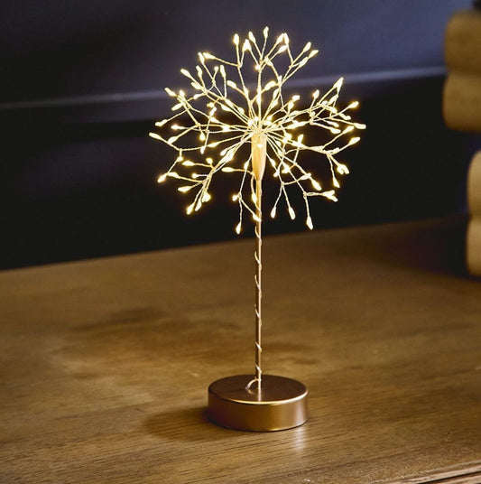 Gold Dandelion LED Table Light