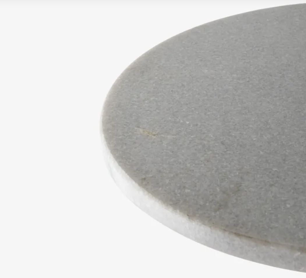 Emerson Marble & Iron Side Table