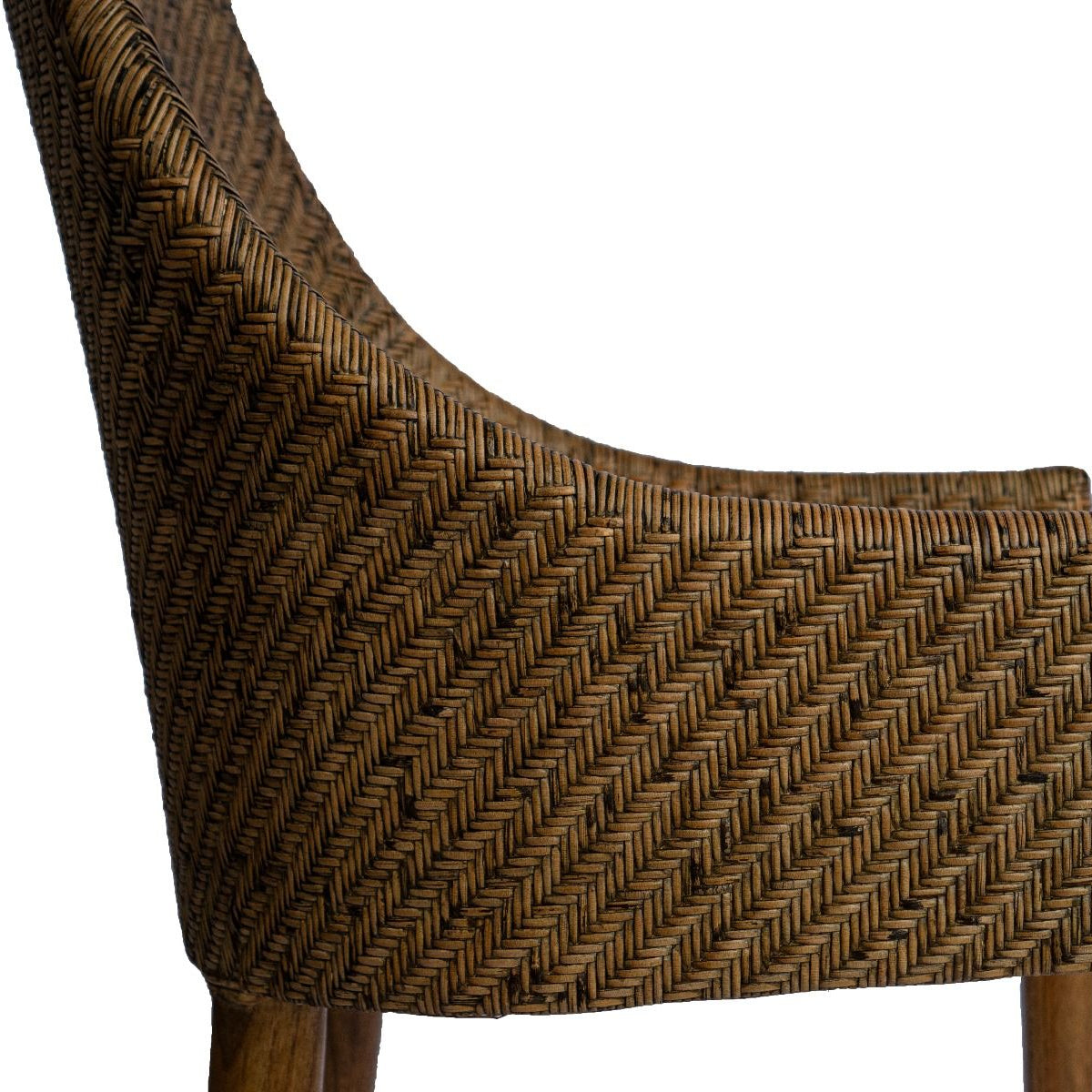 Amelie Rattan & Timber Chair
