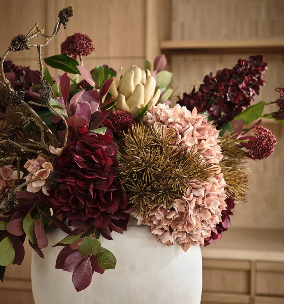 Hydrangea Stem  - Coffee 47cm