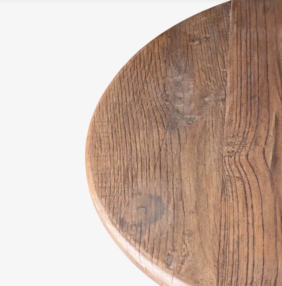 Fleur Old Elm Side Table | In Stock & Ready To Ship