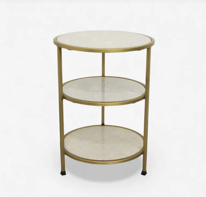 Chiara 3 Tier Round Side Table | In Stock & Ready To Ship