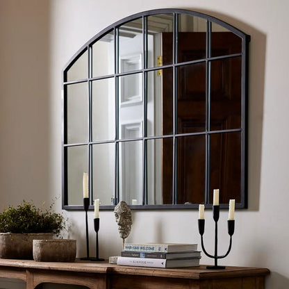 Mantle Arch Grid Mirror - In Stock & Ready To Ship