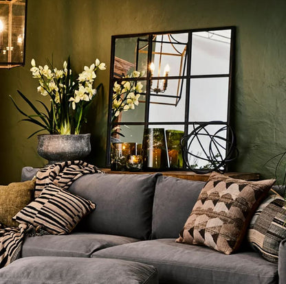 Square Iron Grid Mirror - In Stock & Ready To Ship
