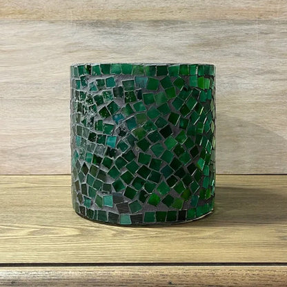 Mosaic Green Votive 