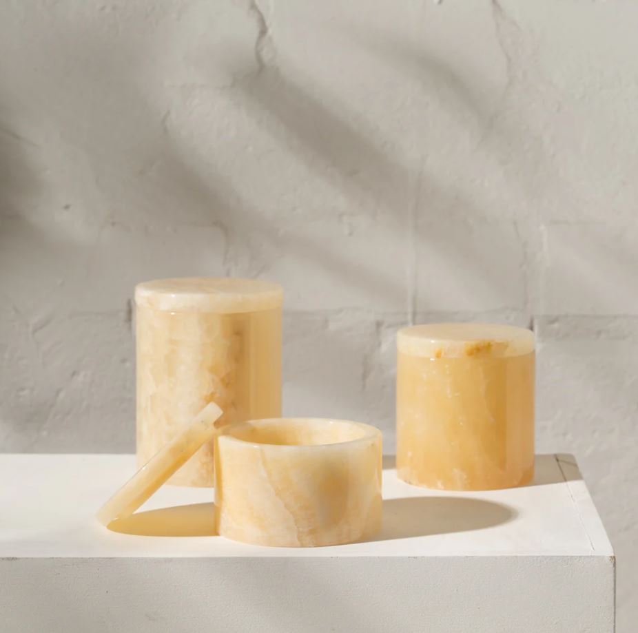 Nevya Nevya Onyx Canister - Large | HOME by MB | Decor