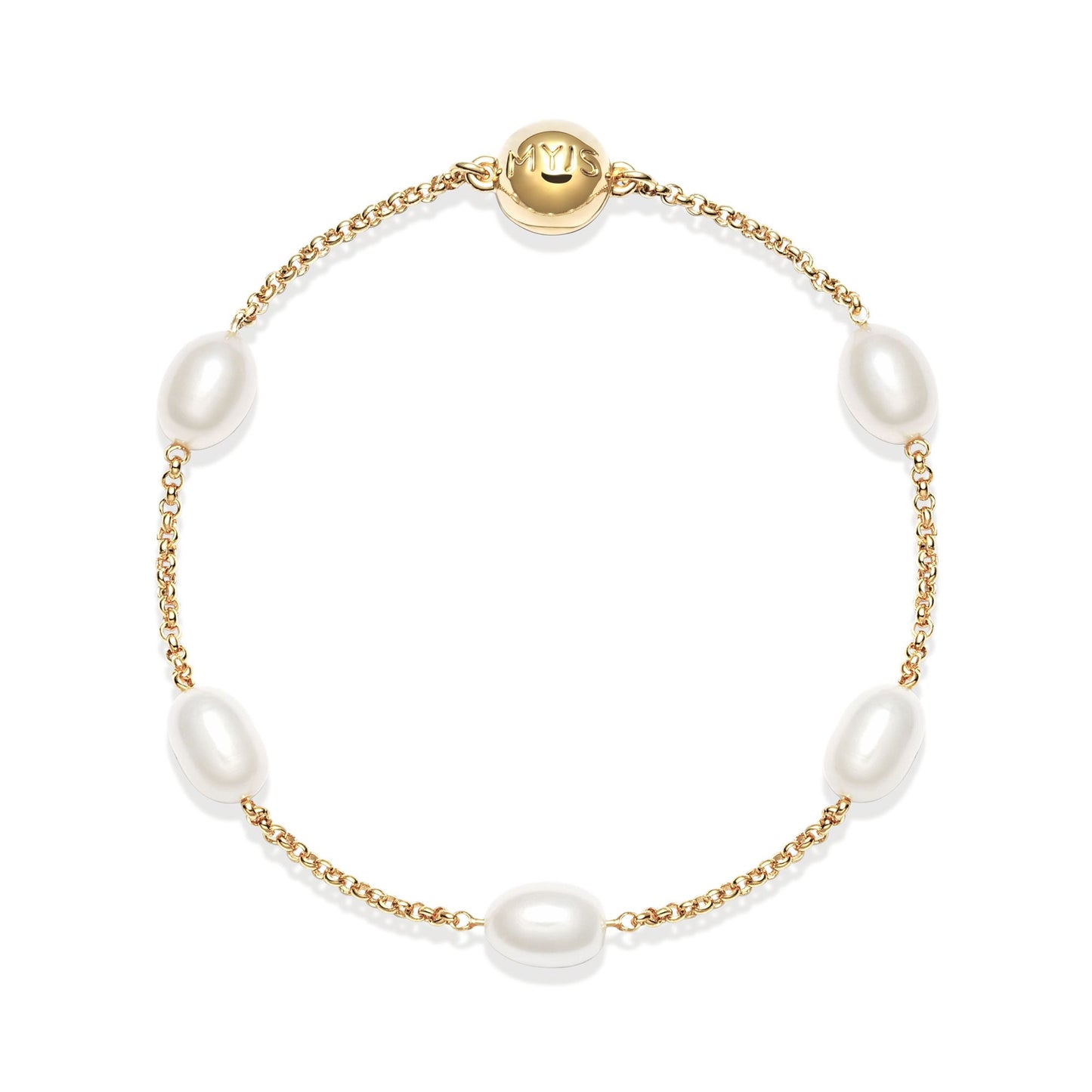 Freshwater Pearl Bracelet - Gold Plated