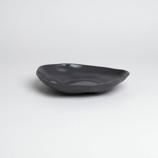 Amai Ceramic Plate/Saucer - Charcoal