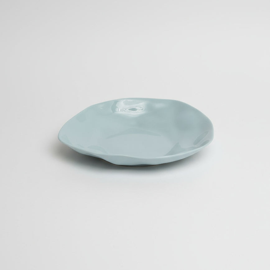 Amai Ceramic Plate/Saucer - Light Blue