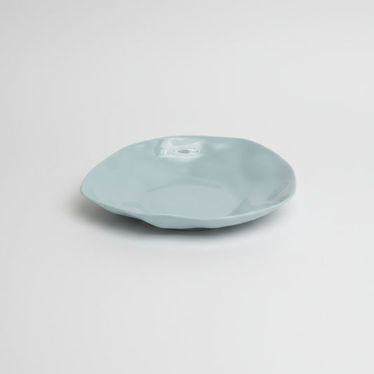 Amai Ceramic Plate/Saucer - Light Blue