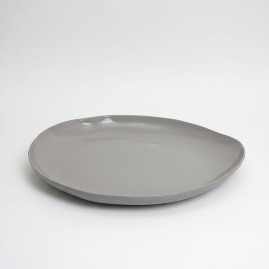 Amai Ceramic Platter - Light Grey