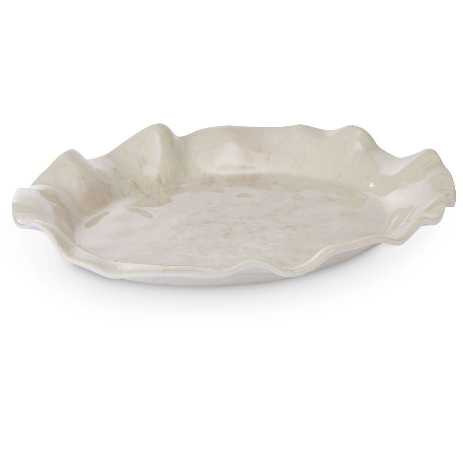 Ivory Melamine Platter