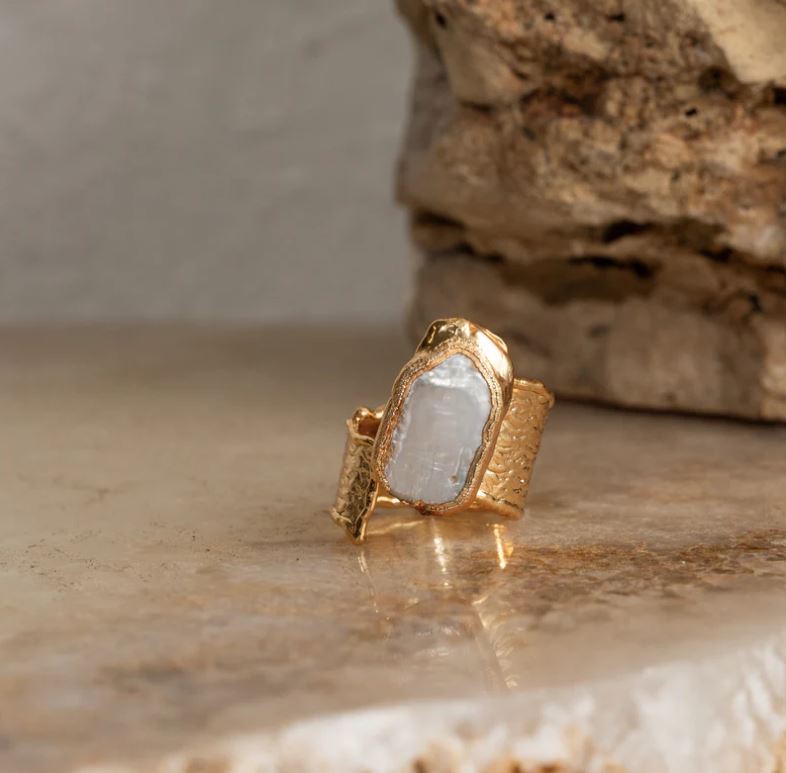 Erytheia Freshwater Pearl Wrap Ring