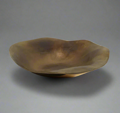 Alman Decorative Copper Finish Bowl - Small