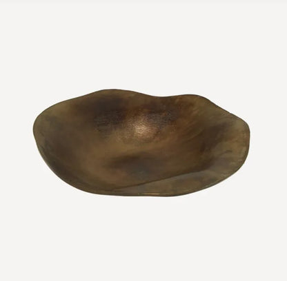 Alman Decorative Copper Finish Bowl - Small