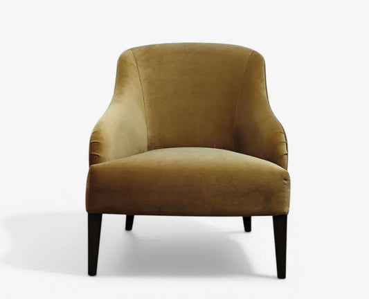 Luna Velvet Armchair - Tan - Pre Order