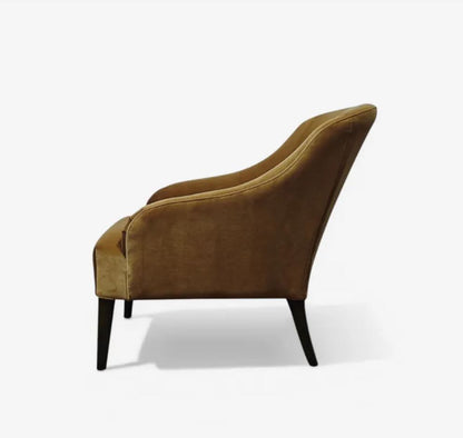 Luna Velvet Armchair - Tan - Pre Order