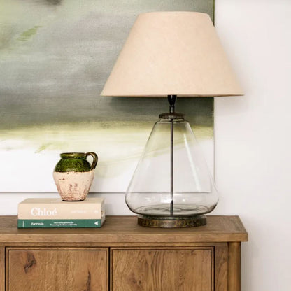Tear Shape Glass Lamp Base - Arriving July