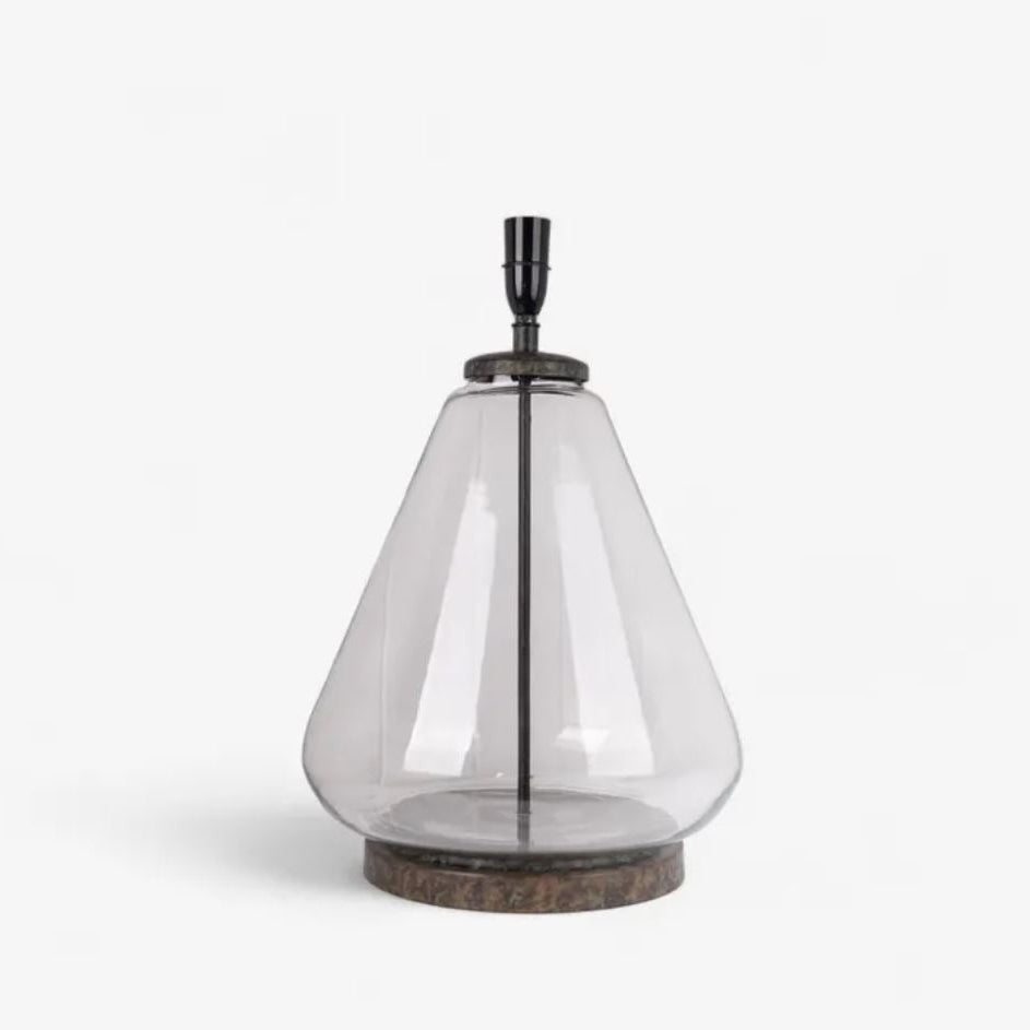 Tear Shape Glass Lamp Base - Arriving July