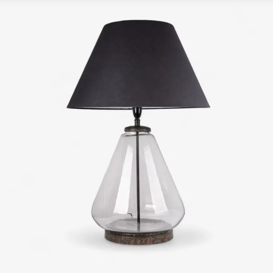 Tear Shape Glass Lamp Base - Arriving July