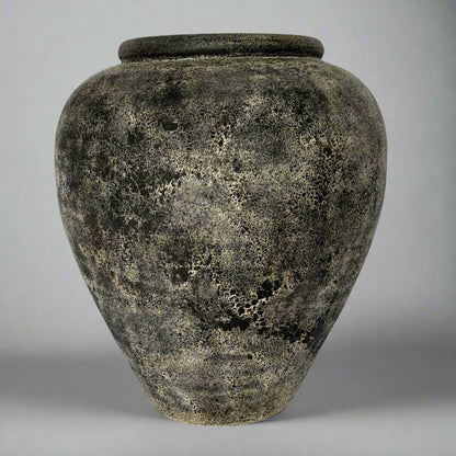 Milan Distressed Grey Terracotta Pot