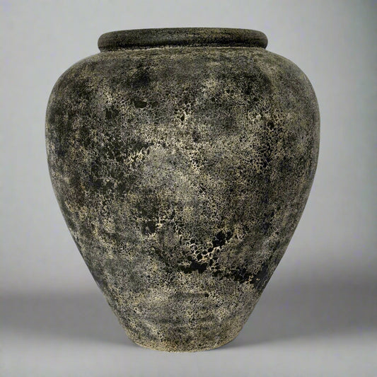 Milan Distressed Grey Terracotta Pot