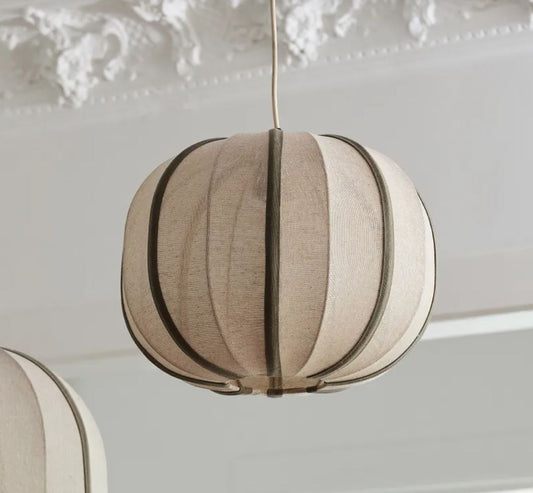 Thea Orb Olive & Natural Pendant