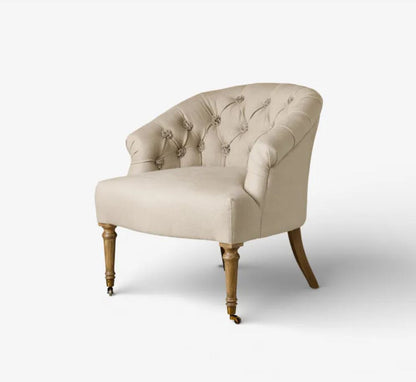 Lilly French Linen Chair