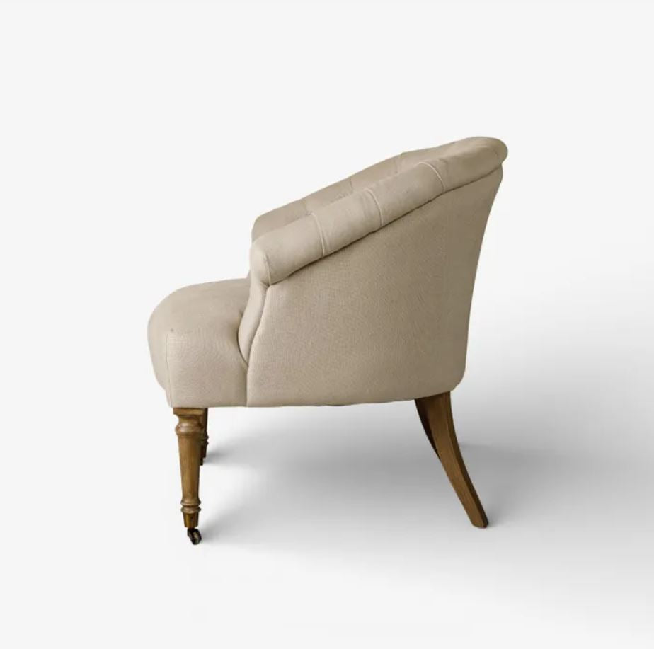 Lilly French Linen Chair