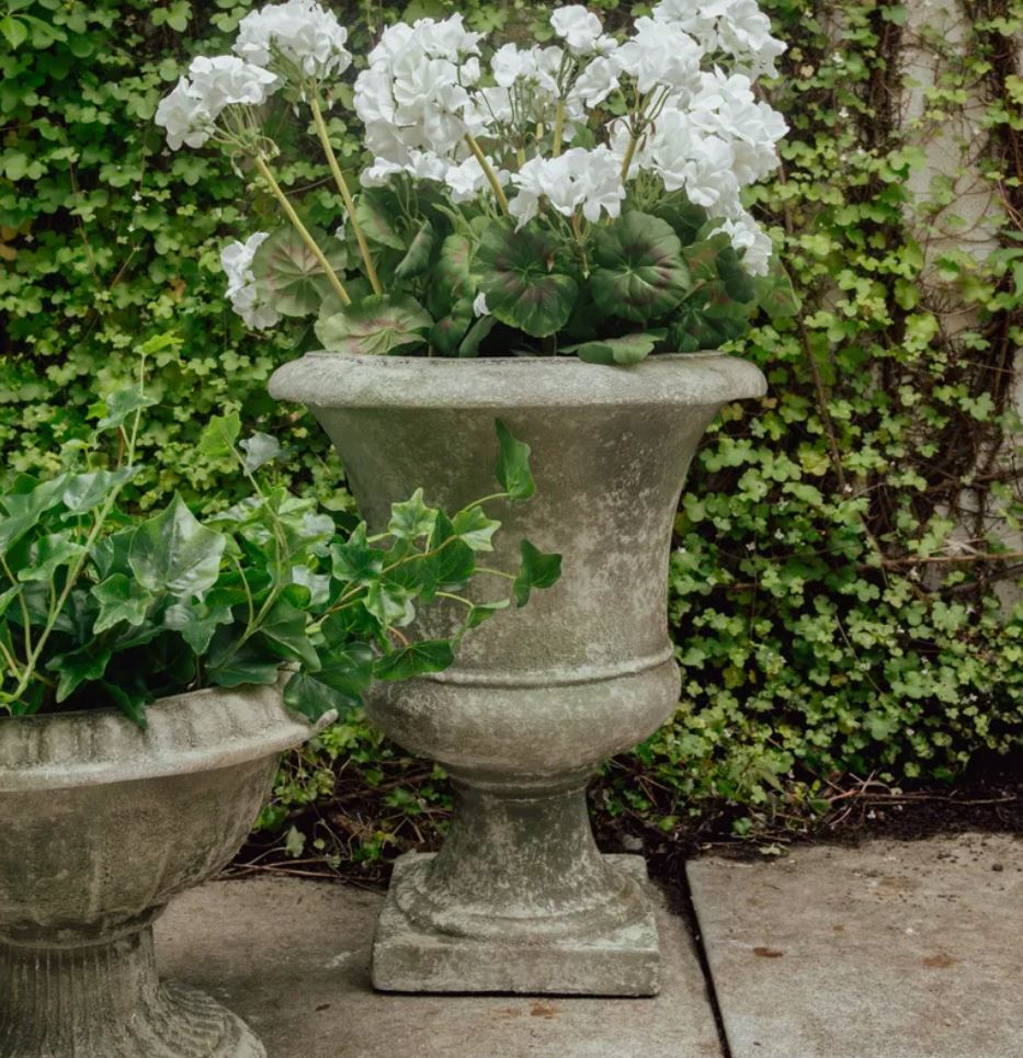 Williamson Distressed Grey Urn