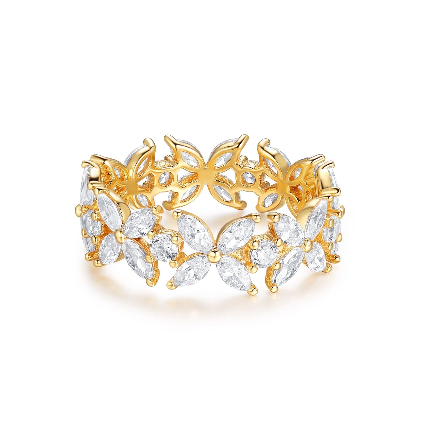 Victoria Floral Statement Ring