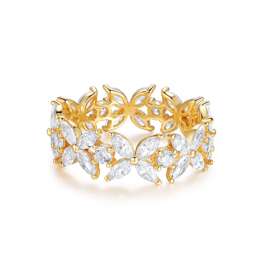 Victoria Floral Statement Ring