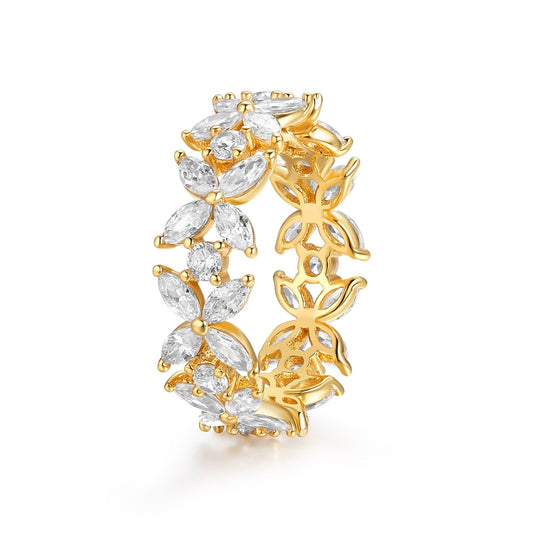 Victoria Floral Statement Ring