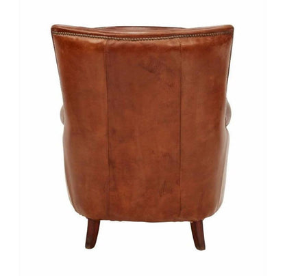 Winston Aged Leather Armchair - Pre Order