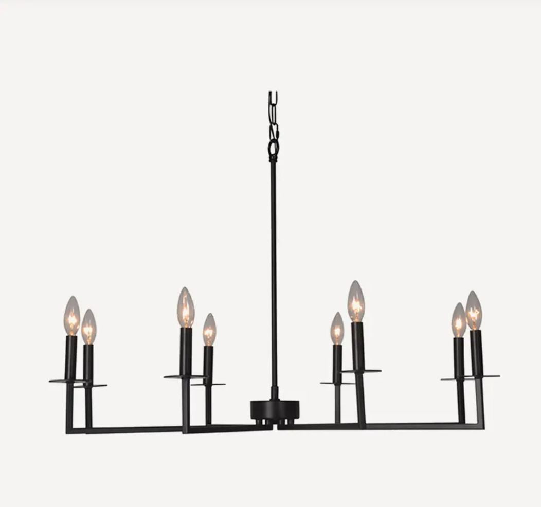 Winston Black Iron Chandelier | In Stock & Ready To Ship