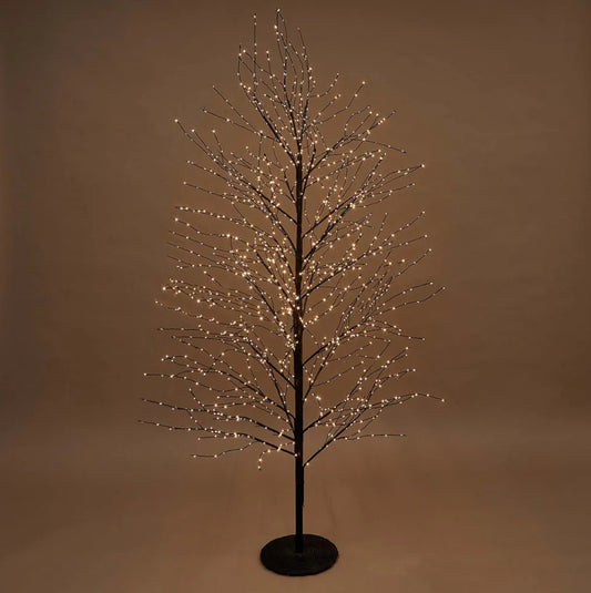 The enchanting LED Christmas Tree stands tall at 180cm and features 1300 warm white lights, with 20% of them elegantly twinkling to create a mesmerizing effect. Its flexible branches allow for customizable positioning and its warm glow invites a cozy, inviting atmosphere, perfect for setting a festive mood. Simply plug it in and instantly transform your indoor area into a captivating holiday scene! 