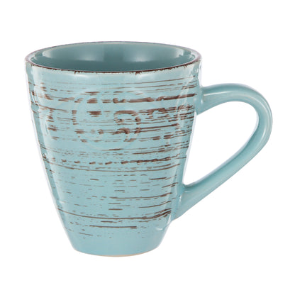 With rustic design, exquisite details and cream finish this ceramic mug is a sleek, versatile piece that adds beauty to dinner, teatime or breakfast. This stunning mug is a cool alternative for presenting your favourite drink.