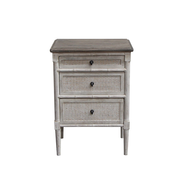 Eloise 3 Drawer Bedside Table - Pre Order