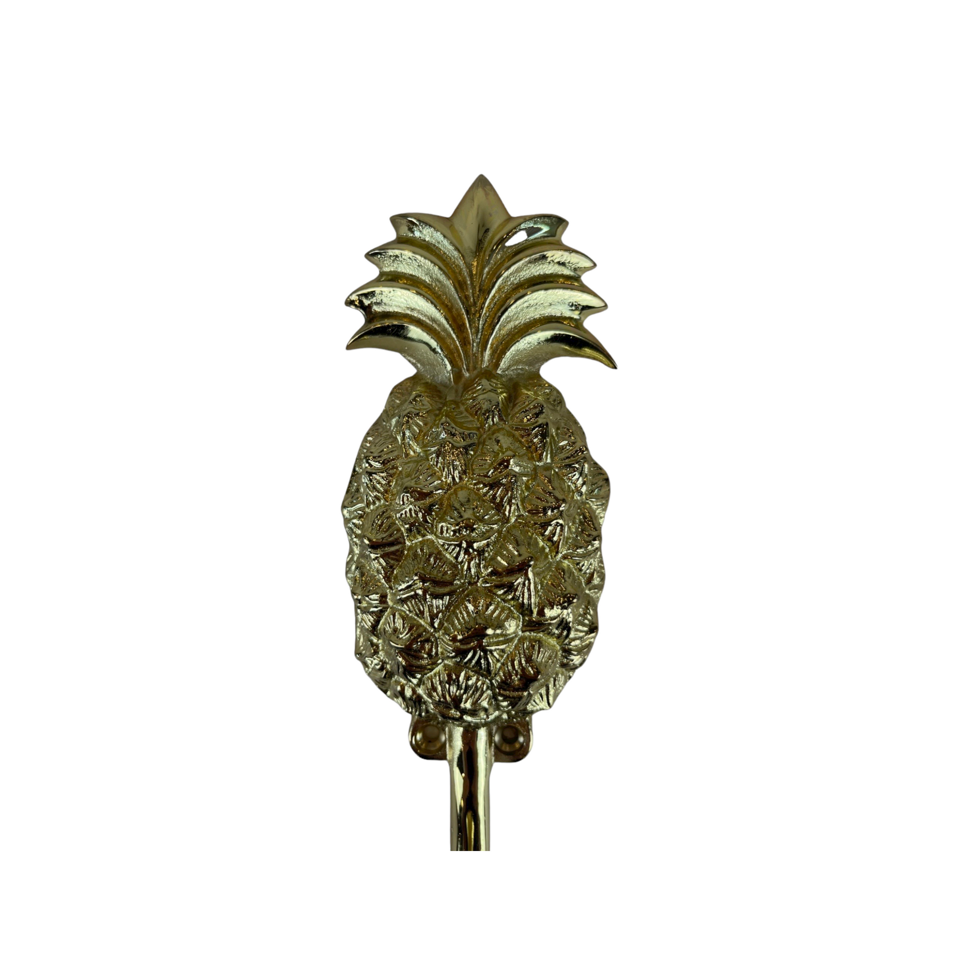 Our Handmade Brass Pineapple Hook is wall mountable and is the perfect fun choice to use as a towel or clothing hook in a bedroom, hallway or bathroom.