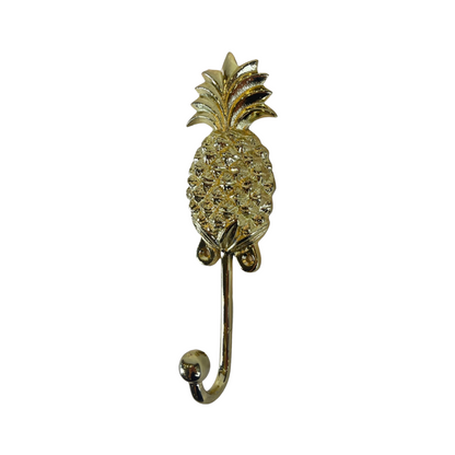 Our Handmade Brass Pineapple Hook is wall mountable and is the perfect fun choice to use as a towel or clothing hook in a bedroom, hallway or bathroom.